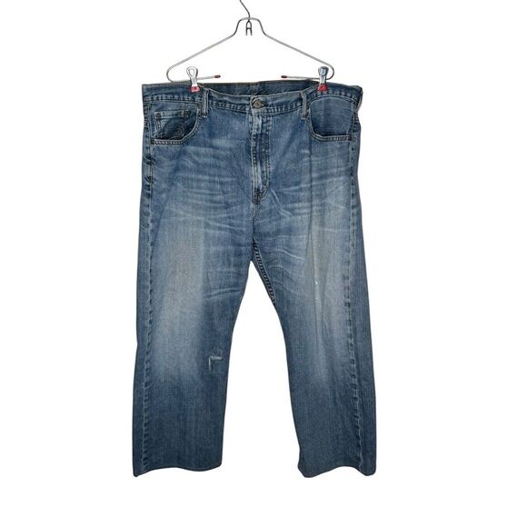 Levi's 569 Men's Jeans Loose Straight Fit Classic Hi-Rise Pants Denim Blue Sz.40 - Picture 1 of 12